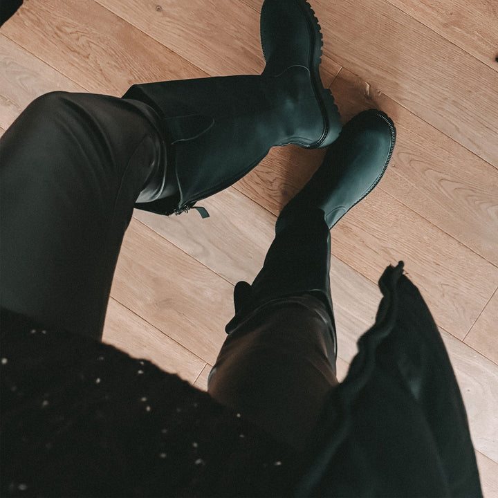 Octavie | Bottes cavalières noires