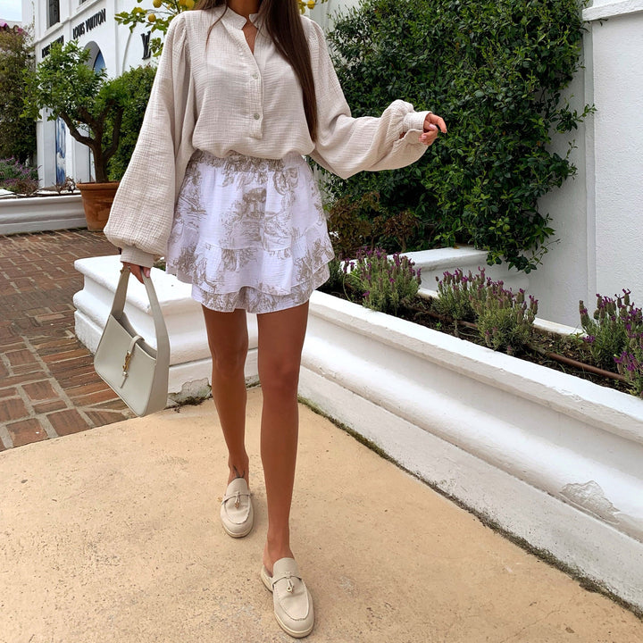 Bertille | Mocassins beiges élégants