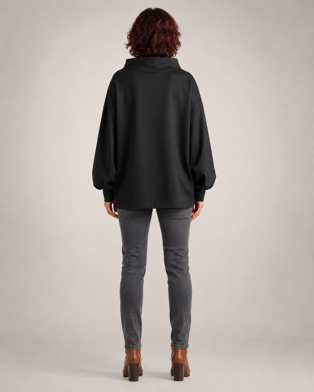 Margot | Pull doux à col montant