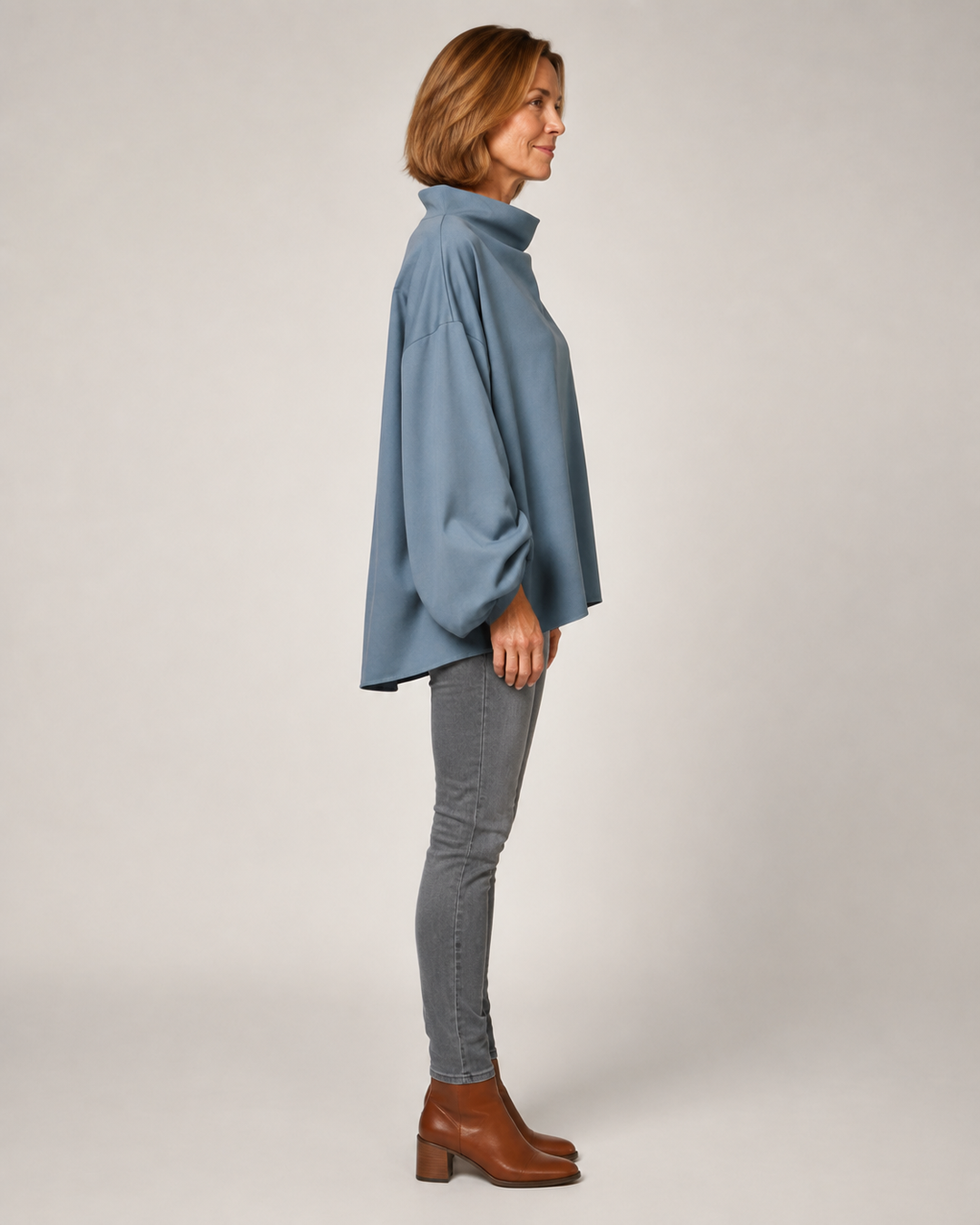 Margot | Pull doux à col montant