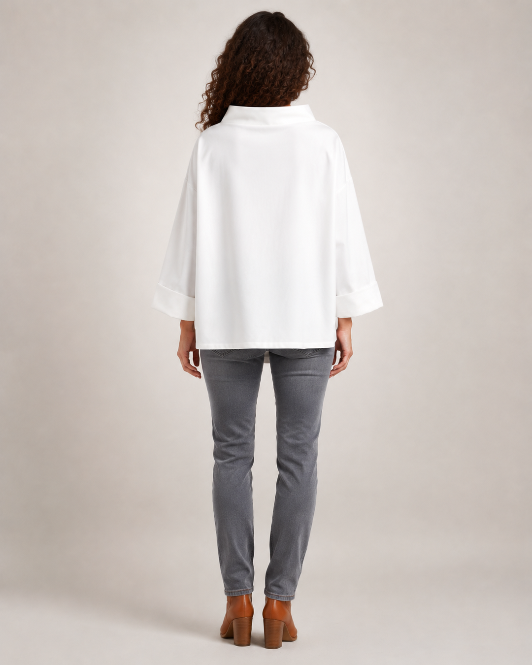 Margot | Pull doux à col montant