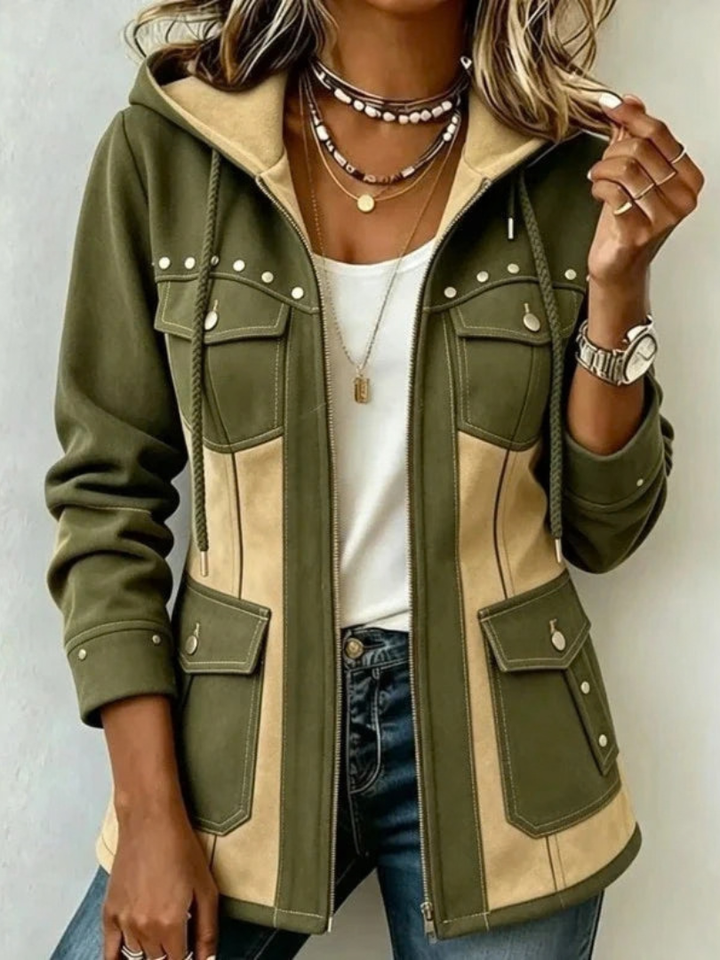 Veste à Capuche Bi-Matière Véronique
