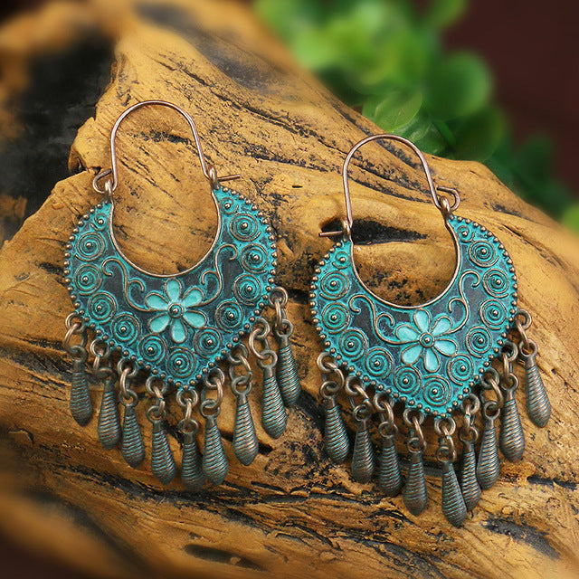 Éventail Patiné | Boucles d&