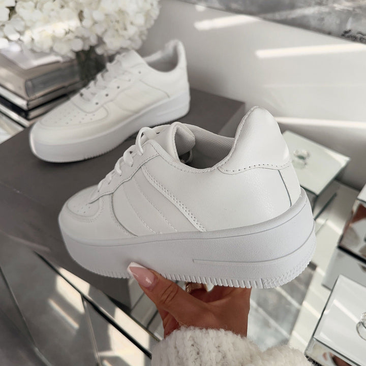 Isabeau | Baskets blanches épurées