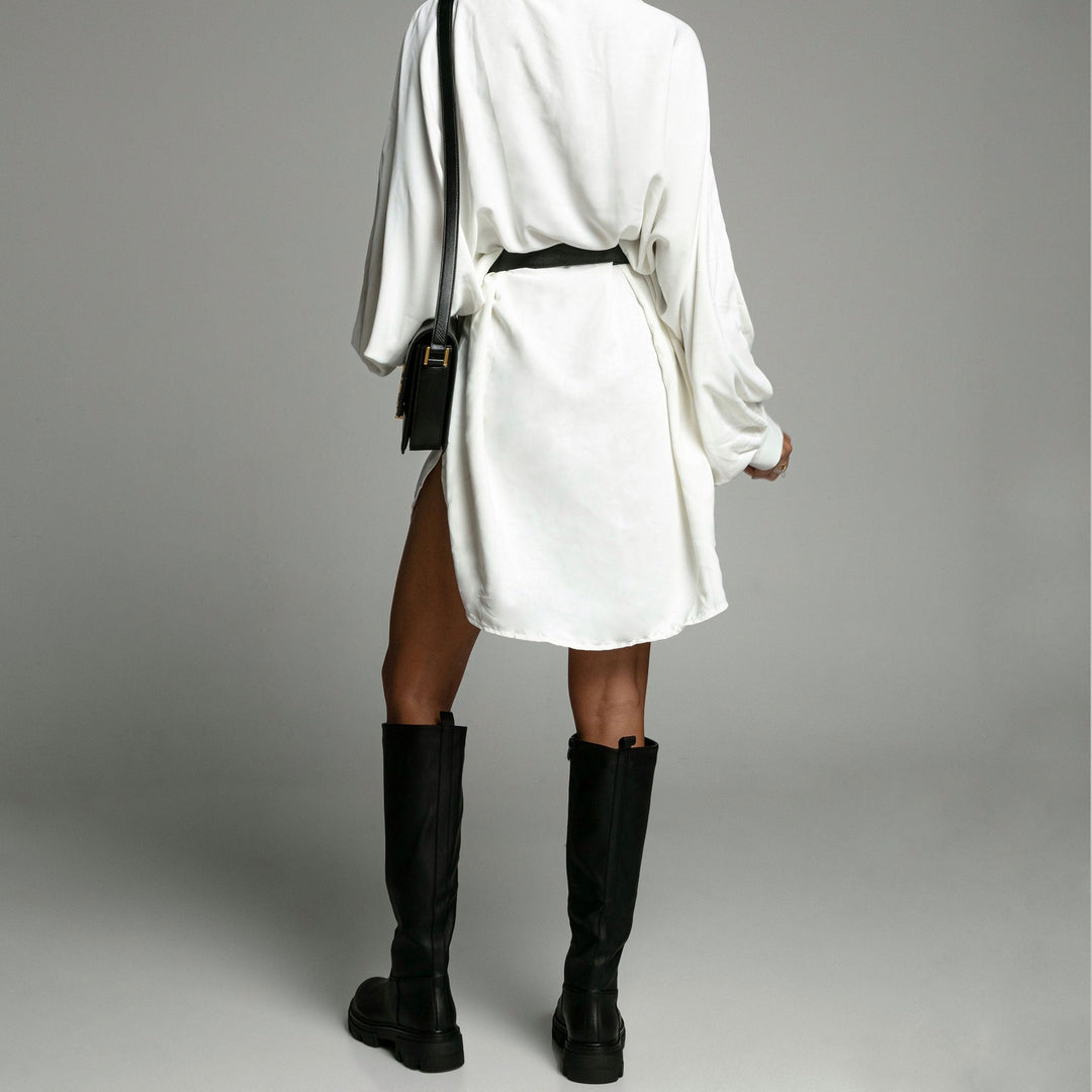 Henriette | Bottes hautes noires à semelle épaisse