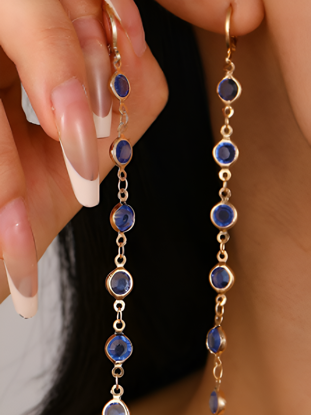 Chaîne Bleue | Longues boucles d&