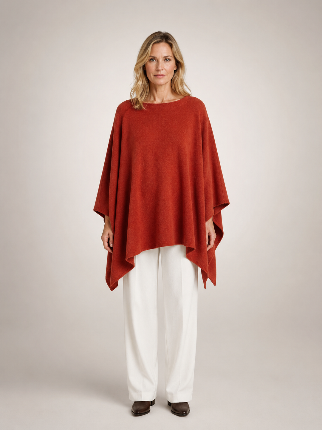 Victoire | Poncho asymétrique col bateau
