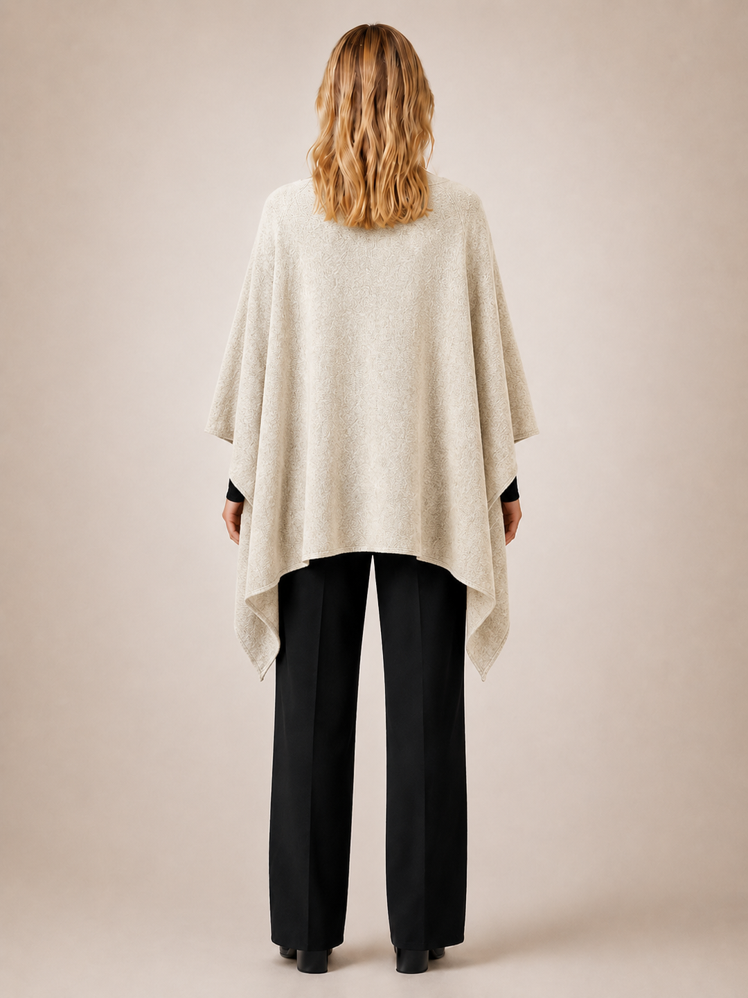 Victoire | Poncho asymétrique col bateau