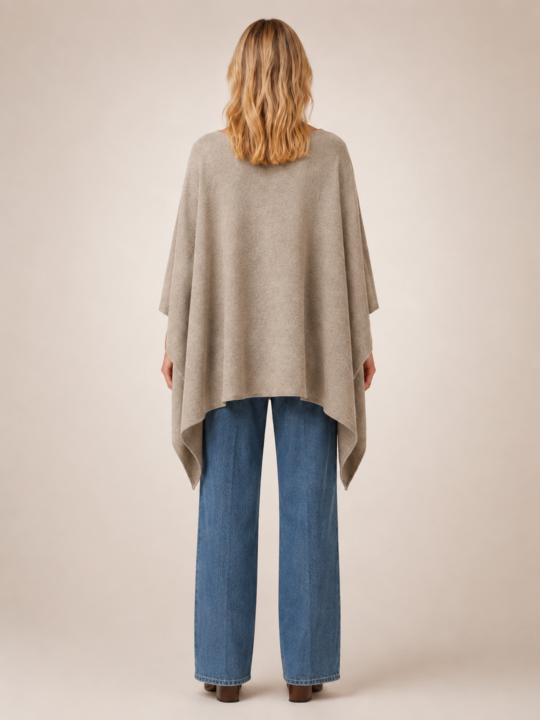 Victoire | Poncho asymétrique col bateau