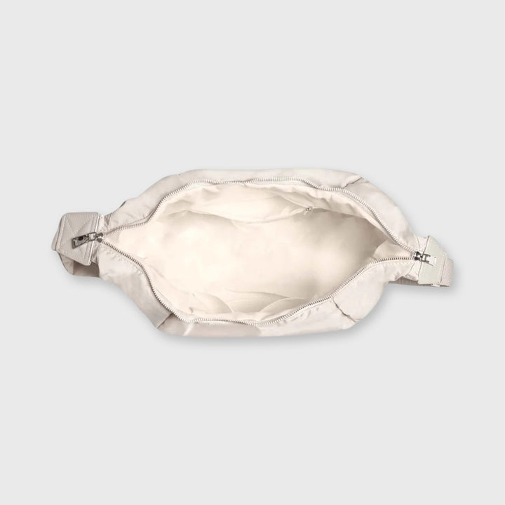 Sac bandoulière Nylon Souple crème, photo détail