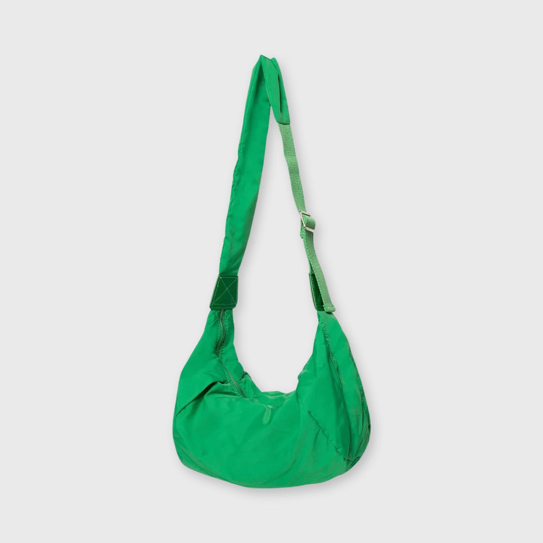 Sac bandoulière Nylon Souple vert vu de face
