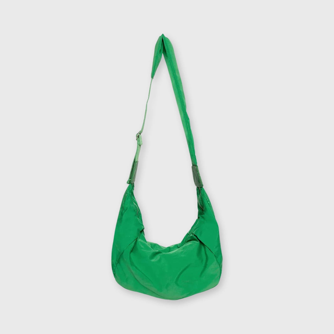 Sac bandoulière Nylon Souple vert vu de côté