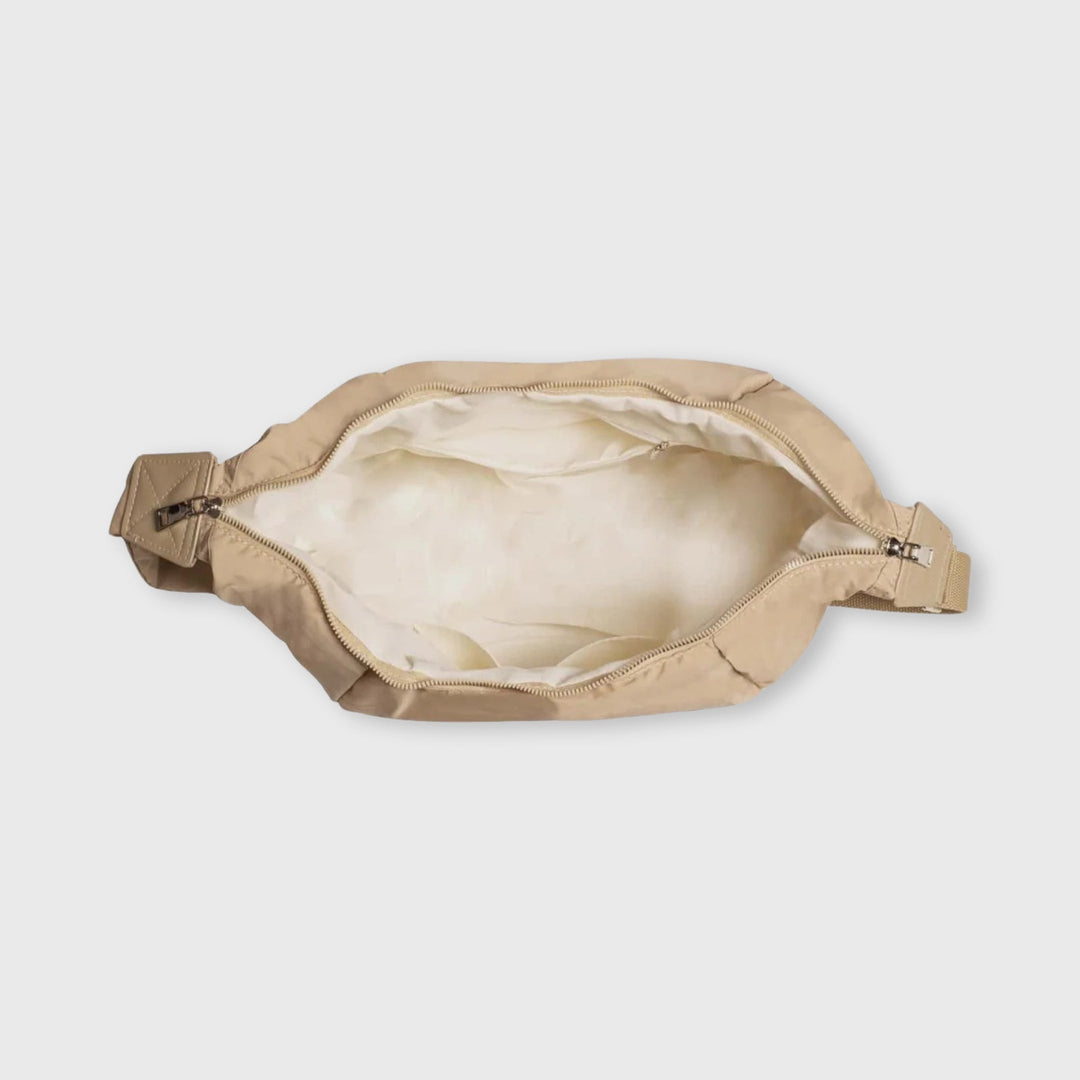 Sac bandoulière Nylon Souple sable, photo détail