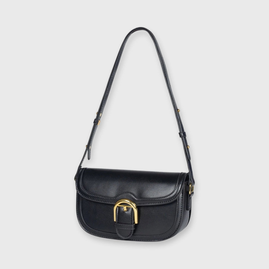 Mini sac porté épaule Bella noir, photo détail