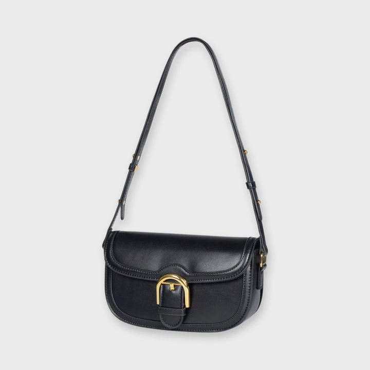Mini sac porté épaule Bella noir, photo détail