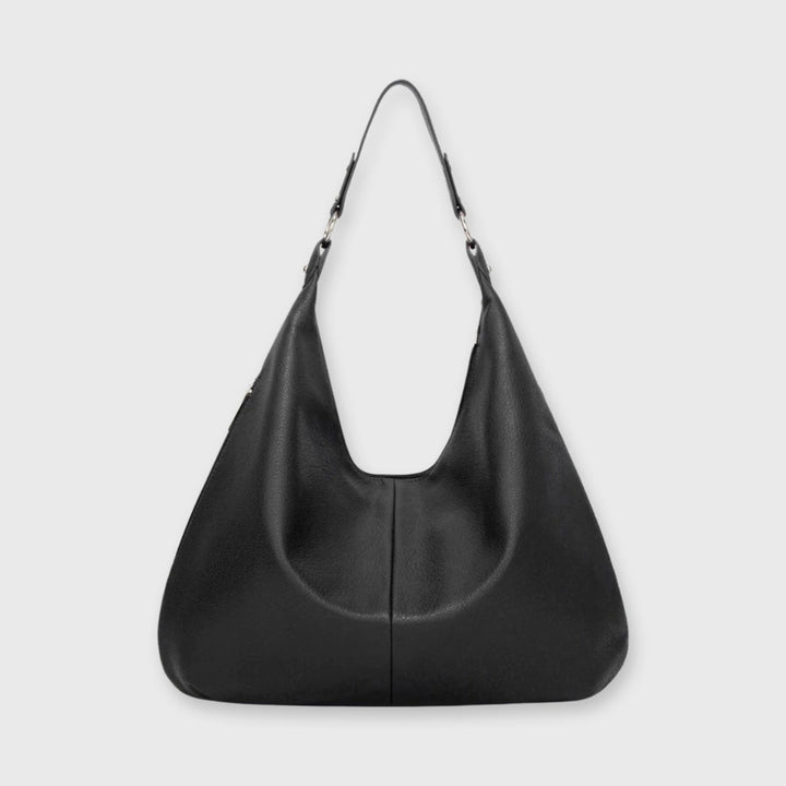 Sac hobo Cassie noir vu de face