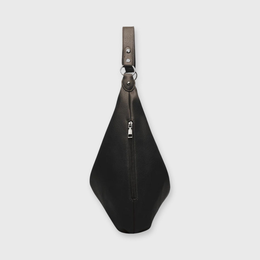 Sac hobo Cassie noir vu de côté