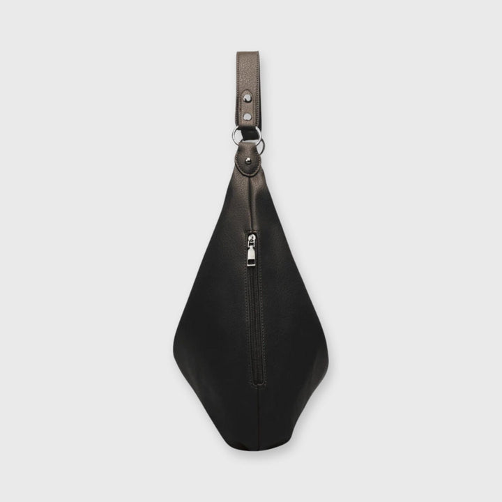 Sac hobo Cassie noir vu de côté