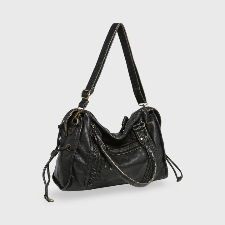 Sac porté épaule Céléna noir, photo détail