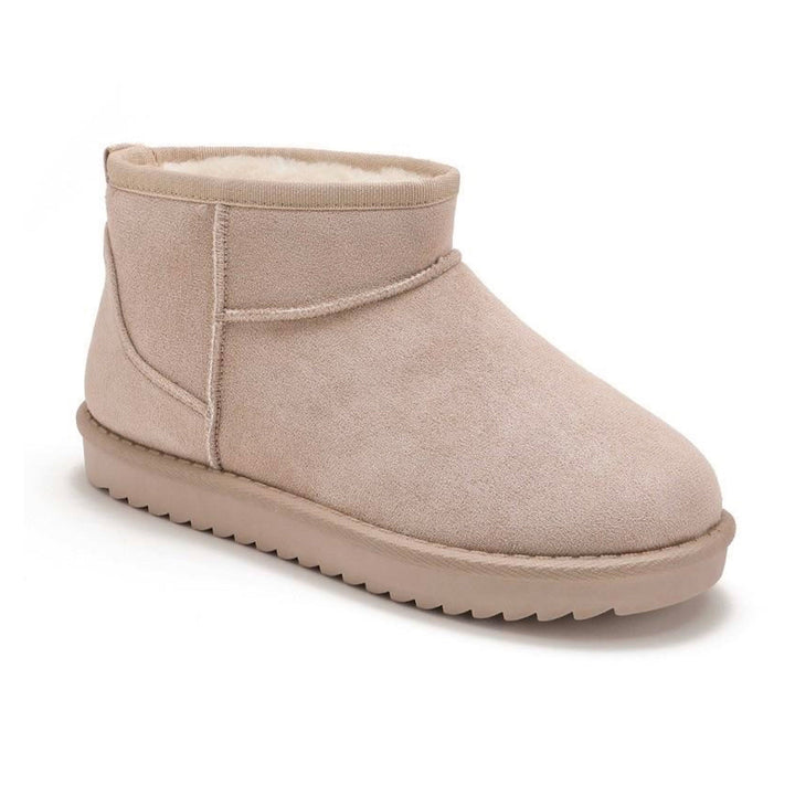 Chloé | Bottines fourrées beiges