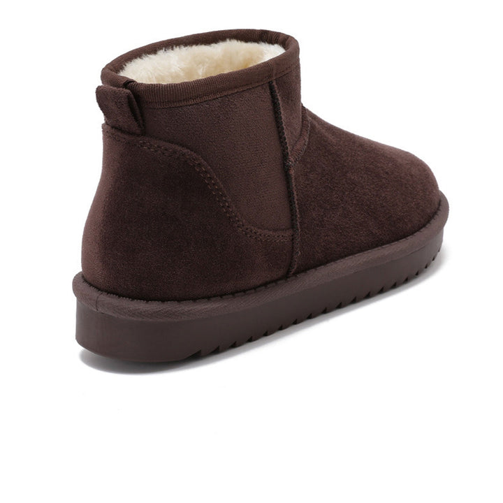 Léonie | Bottines fourrées marron