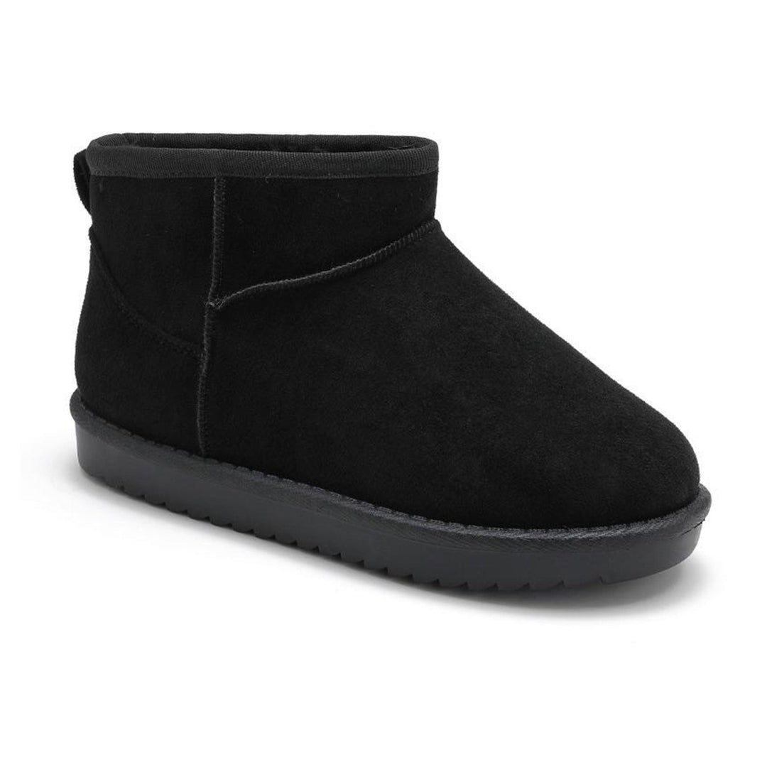 Manon | Bottines fourrées noires