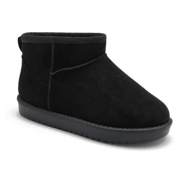 Manon | Bottines fourrées noires