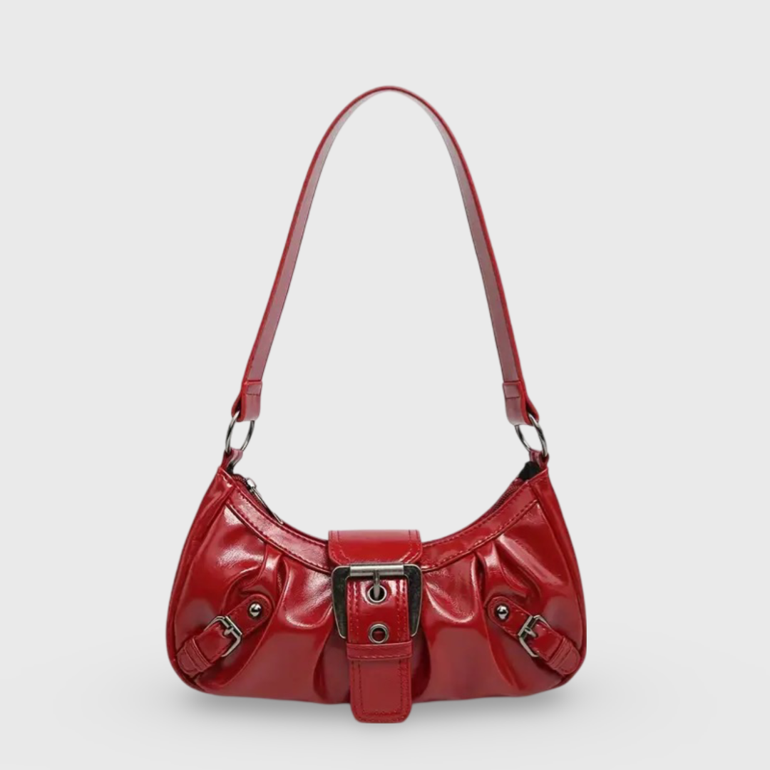 Sac porté épaule Rêve Vintage rouge vu de face