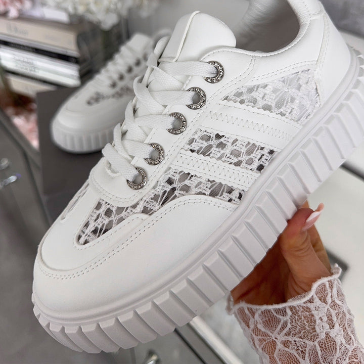 Solange | Baskets blanches classiques