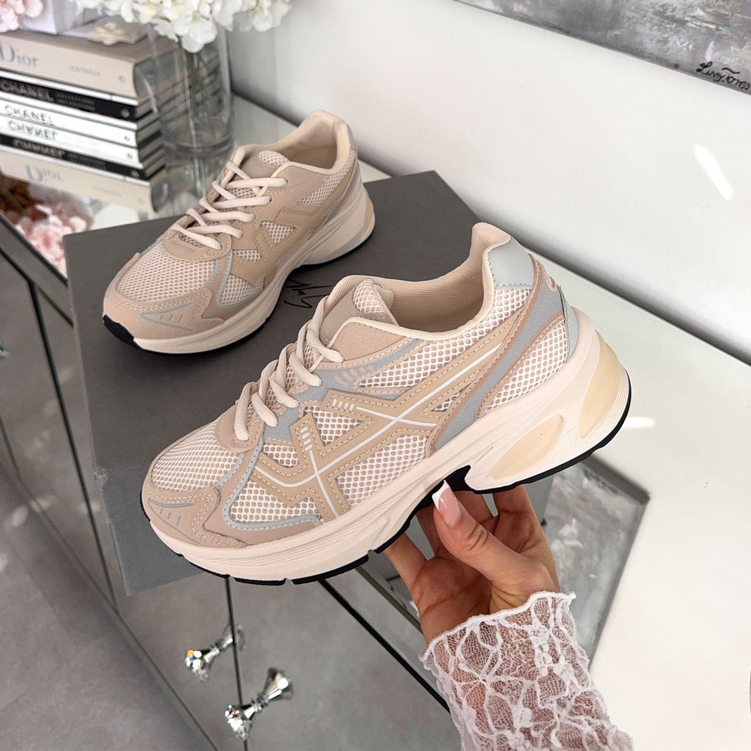 Lison | Baskets beiges confortables