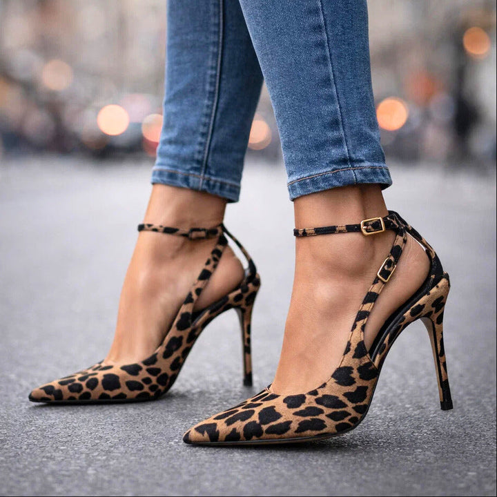 Ariane | Escarpins slingback pointus à bride de cheville