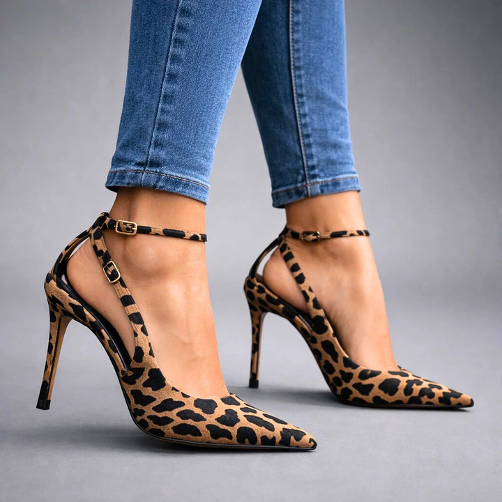 Ariane | Escarpins slingback pointus à bride de cheville