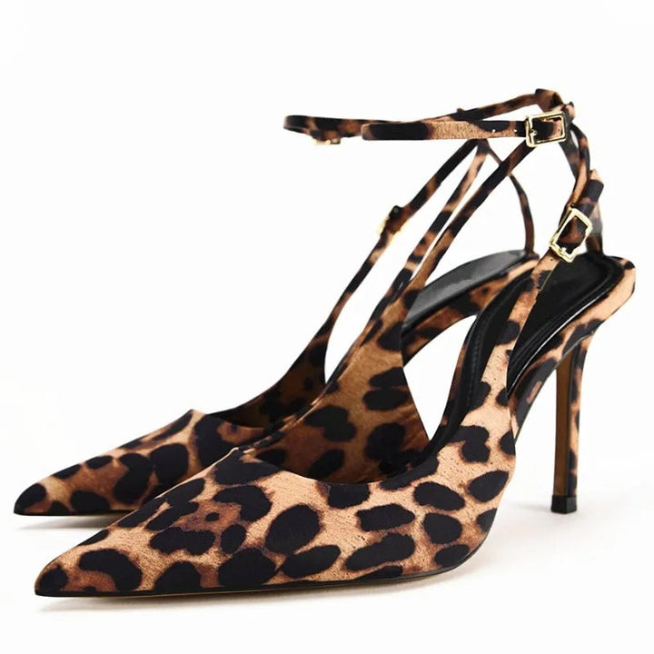 Ariane | Escarpins slingback pointus à bride de cheville