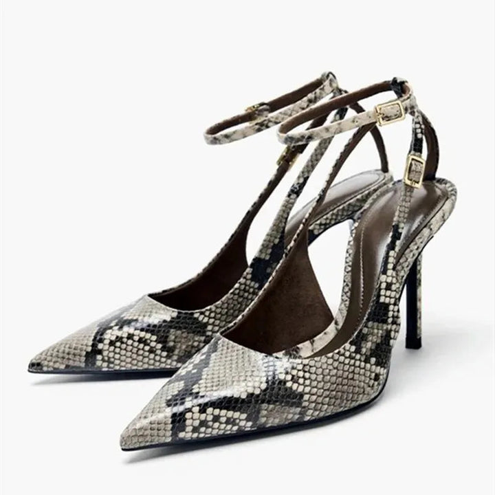 Ariane | Escarpins slingback pointus à bride de cheville