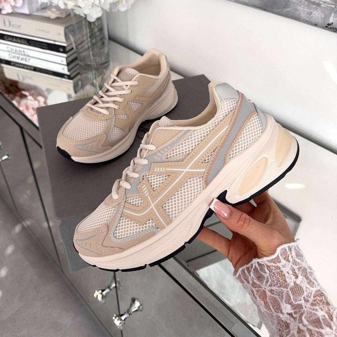 Lison | Baskets beiges confortables