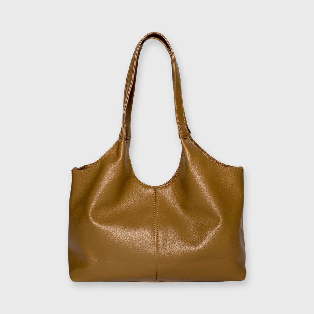 Sac cabas Hanaé curry vu de face
