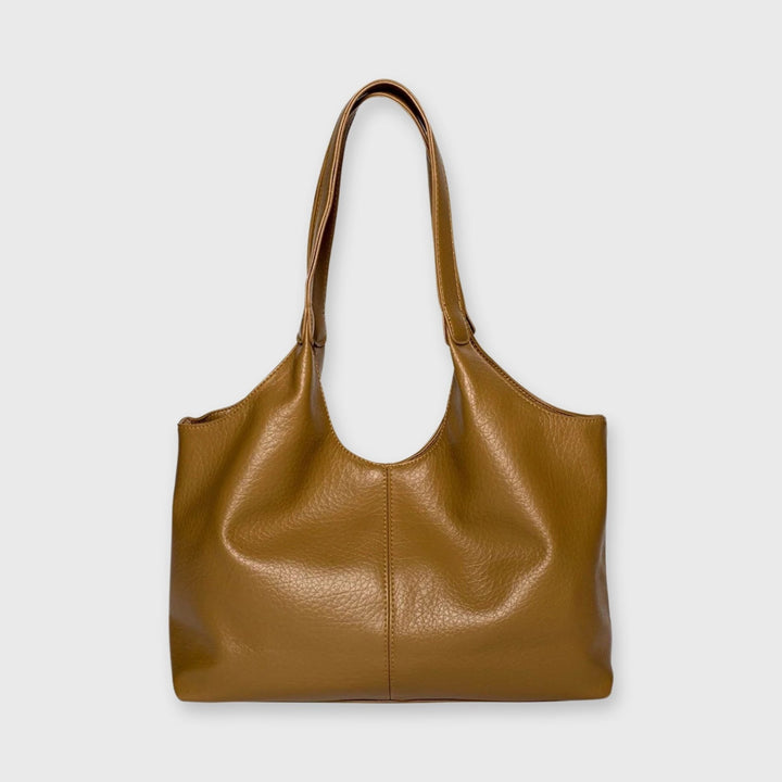 Sac cabas Hanaé curry vu de face