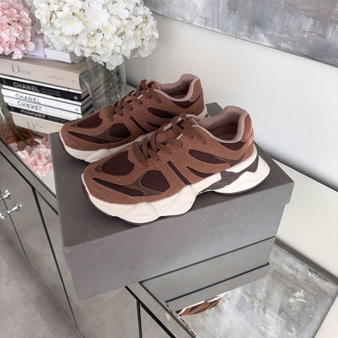 Mélodie | Baskets marron confortables