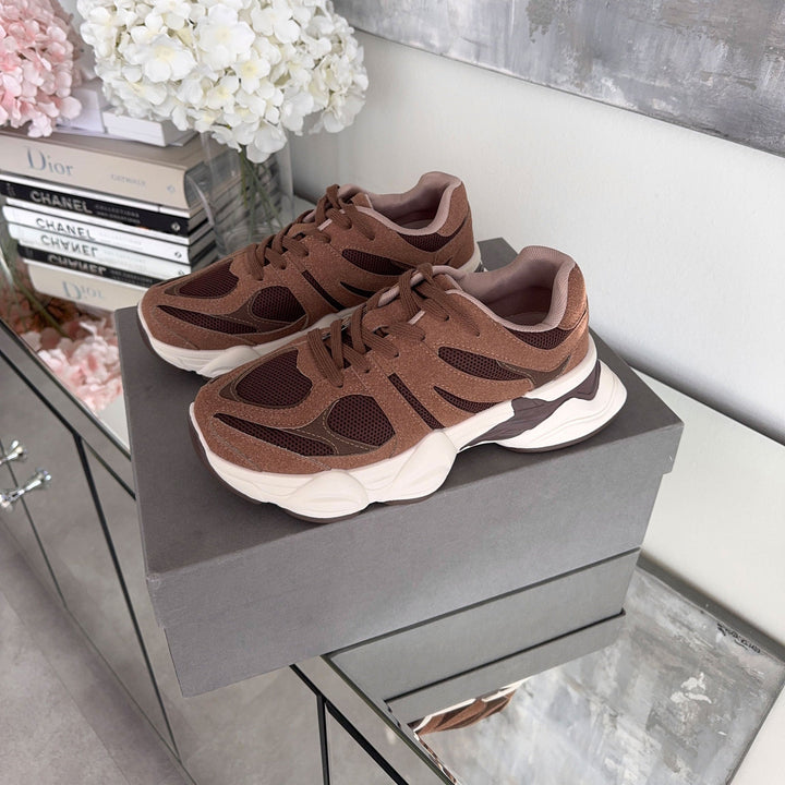 Mélodie | Baskets marron confortables