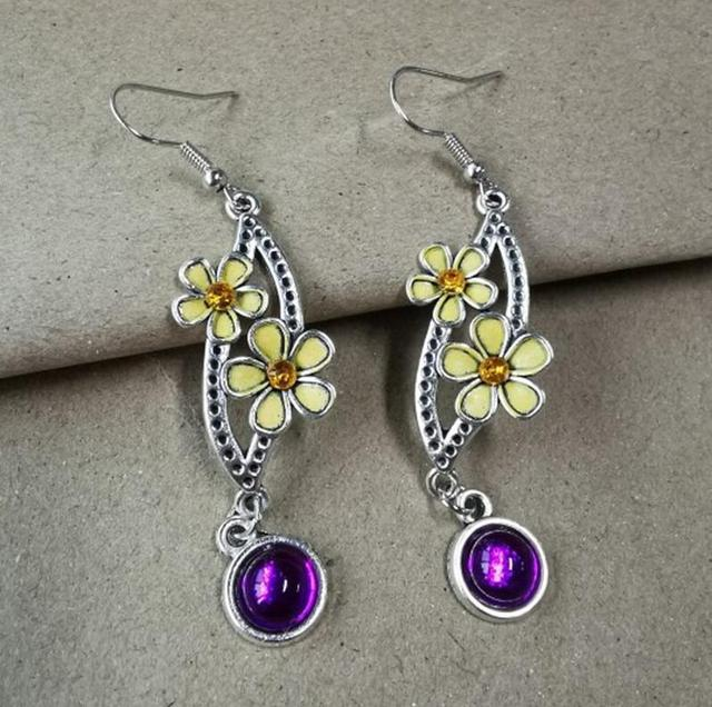 Fleurs Jaunes | Boucles d&