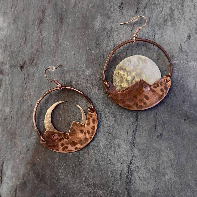 Lune de Cuivre | Boucles d&