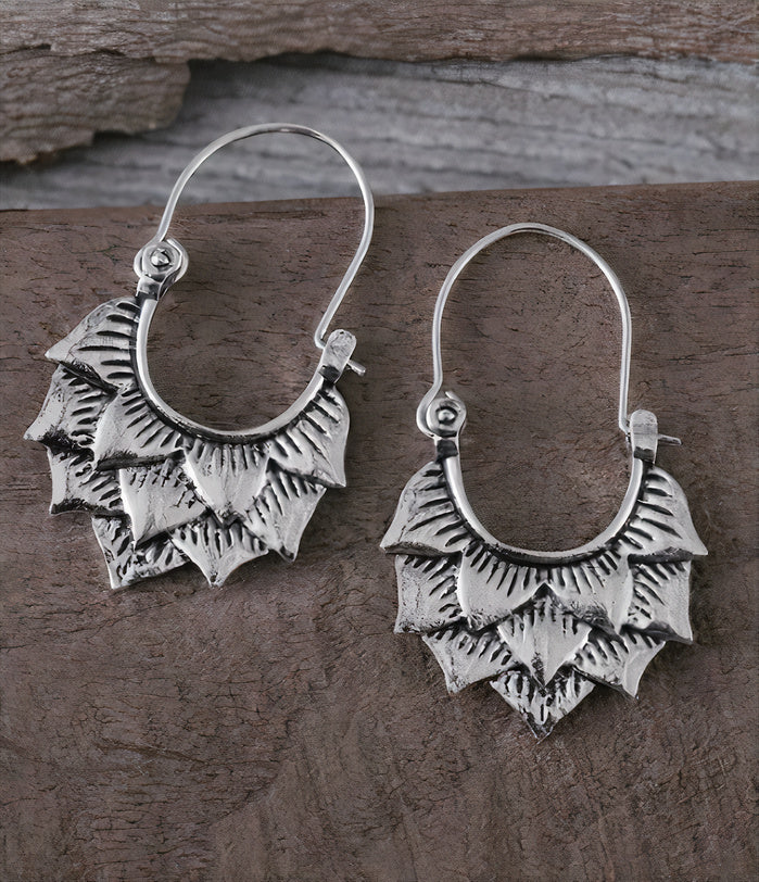 Éventail de Feuilles | Boucles d&