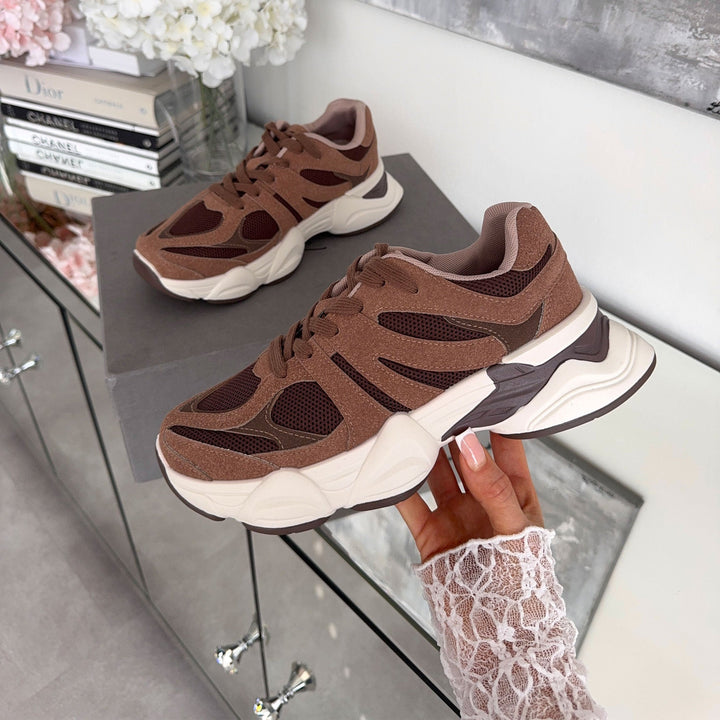 Mélodie | Baskets marron confortables