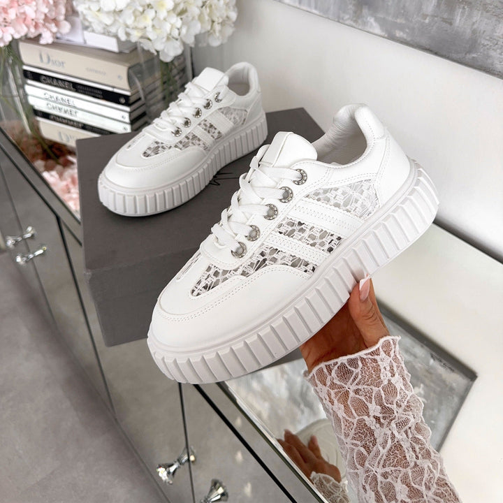 Solange | Baskets blanches classiques