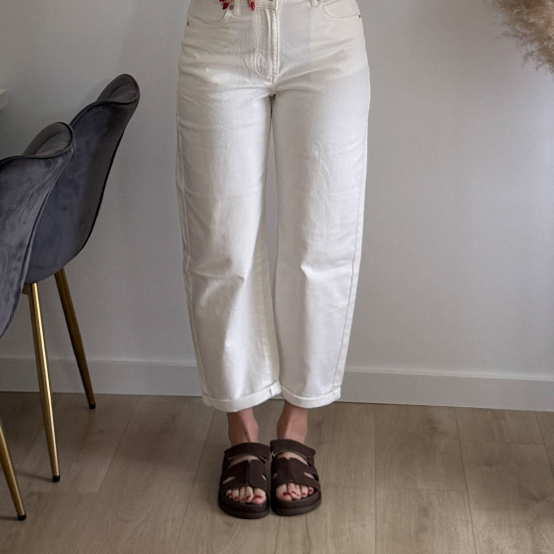 Léa | Mules marron à brides réglables