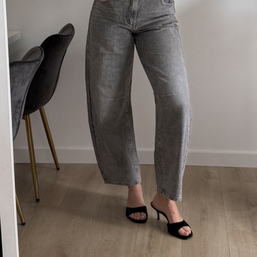 Jacqueline | Mules noires à petit talon