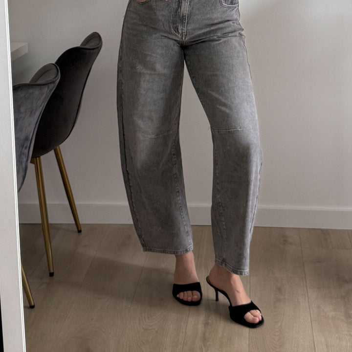 Jacqueline | Mules noires à petit talon