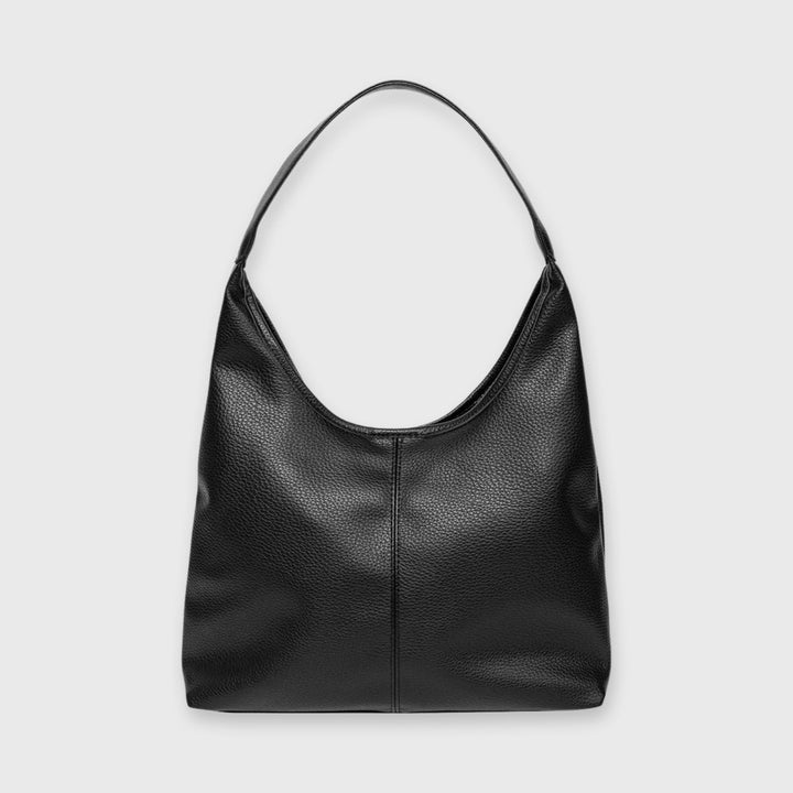 Sac hobo Jolie noir vu de face