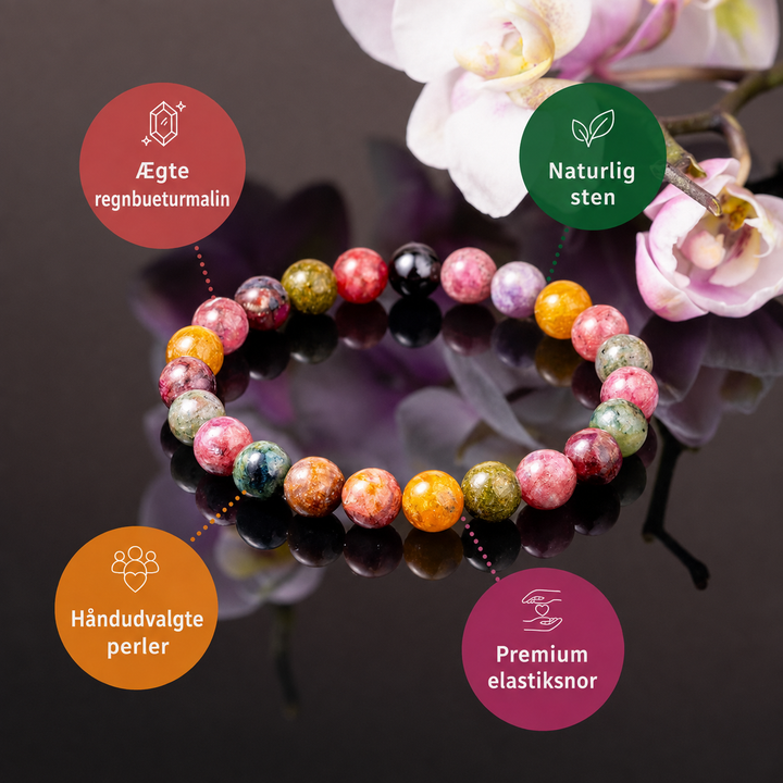 Ancrage – Bracelet en tourmaline arc-en-ciel | 8 mm – image 4