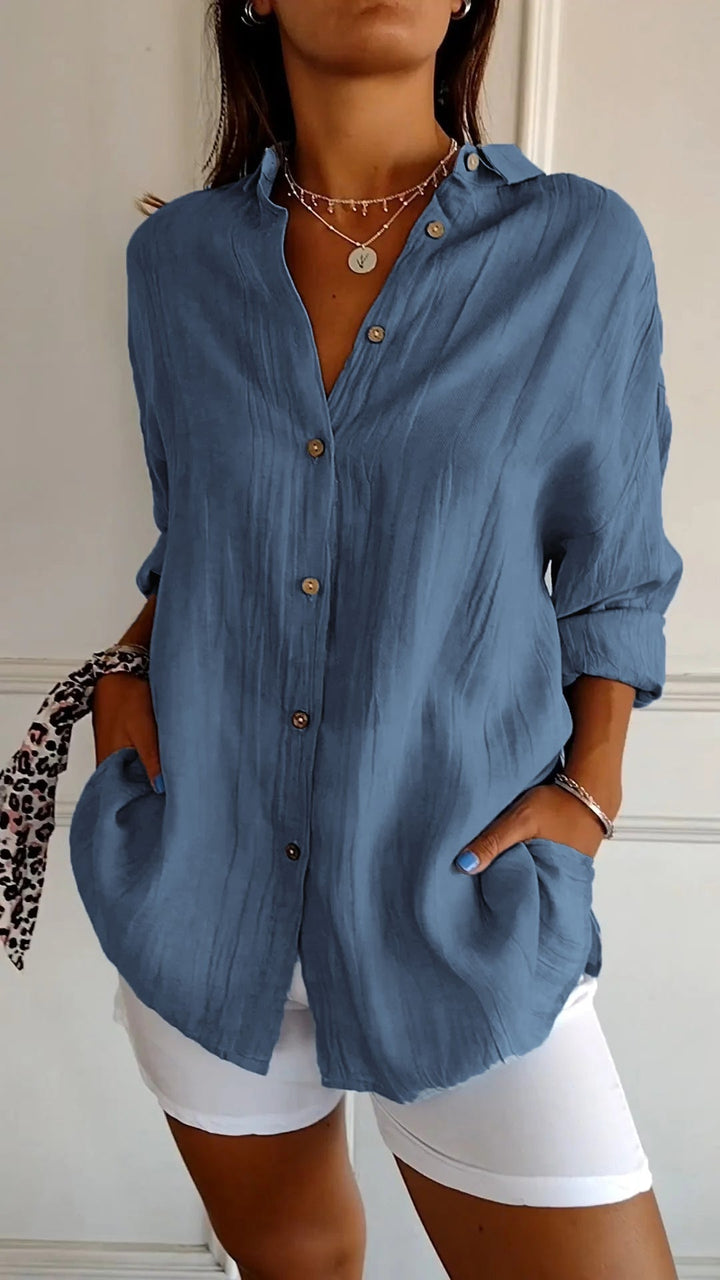 Vinciane | Chemise longue à l&
